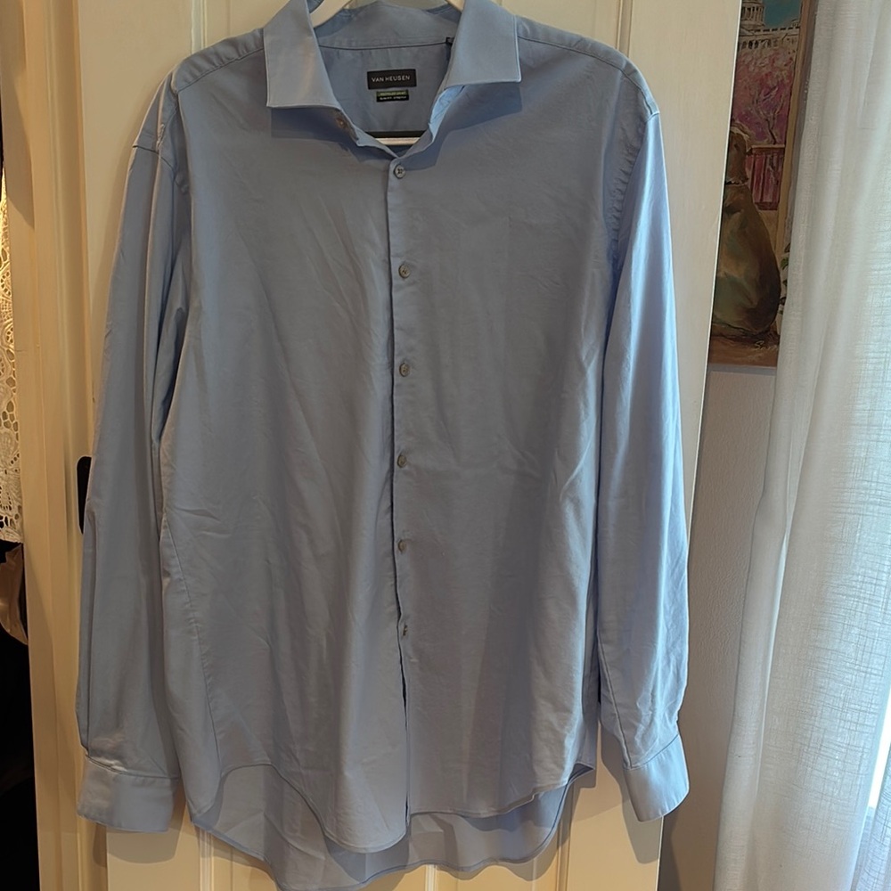 Van Heusen Blue Button Down